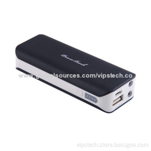 Portable USB Battery Charger for Mobile Phones with Classical Book Design, 5V DC/1A Input